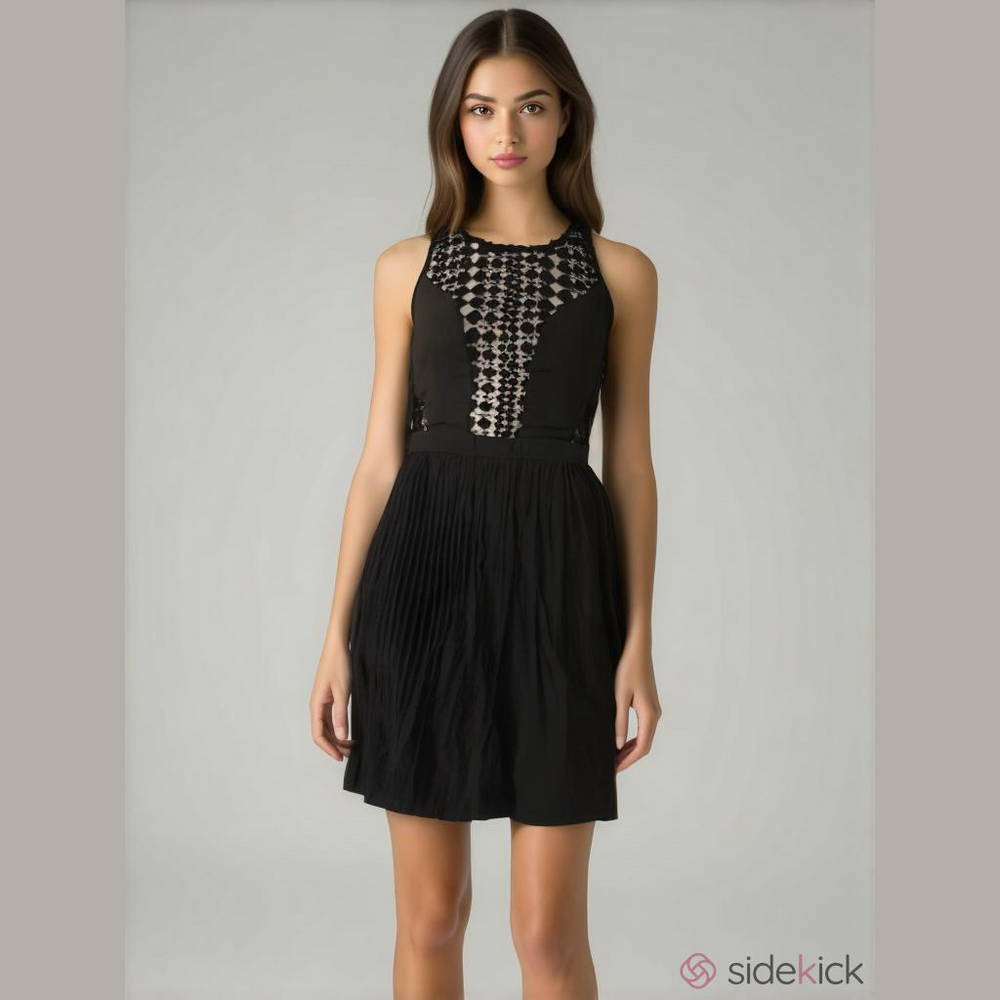 Blessed Are The Meek Black Mini Dress Size Small